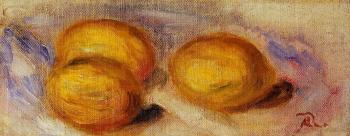 Pierre Auguste Renoir : Three Lemons